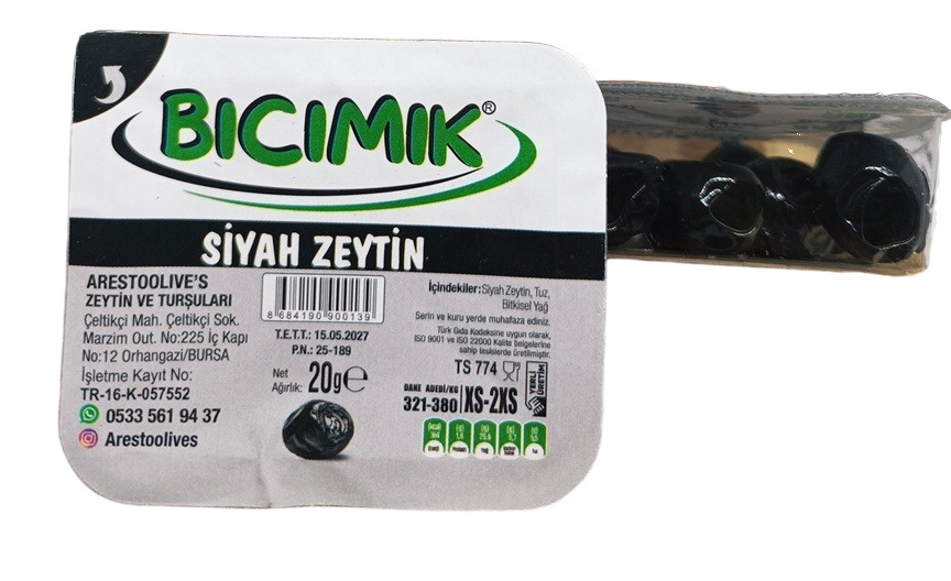 Siyah Zeytin 20 Gram X 56 ADET